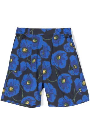 Kenzo Floral-print cotton shorts