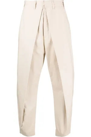 MARCELO BURLON Layered tapered trousers