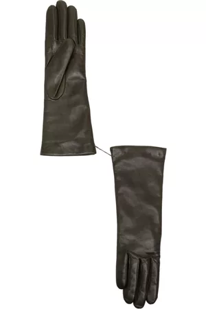 AGNELLE Mulher Luvas - Christina long leather gloves