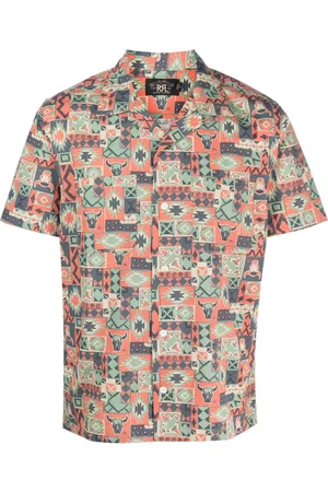 Ralph Lauren Homem Camisa Formal - Southwestern-print cotton shirt