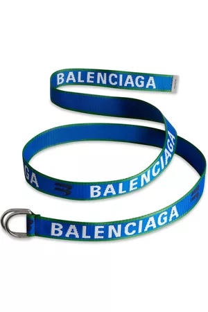 Balenciaga Homem Cintos - D-ring logo belt