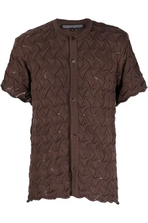 robyn lynch Wave cable-knit cardigan