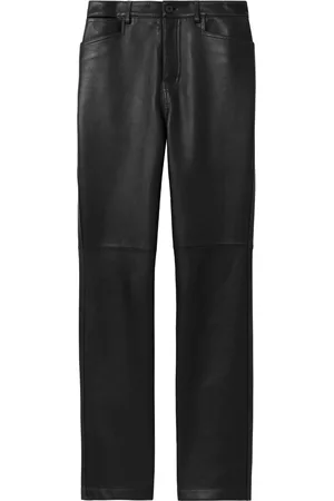Proenza Schouler Leather straight-leg trousers