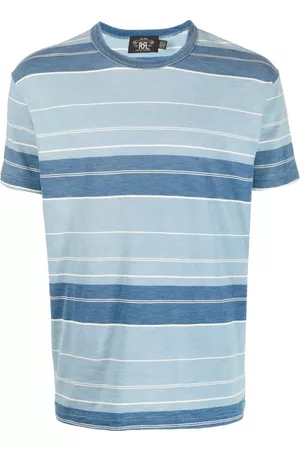 Ralph Lauren Homem T-shirts & Manga Curta - Striped cotton T-shirt