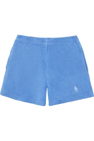 Sporty & Rich Embroidered-logo terry shorts