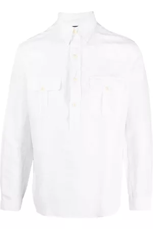 Ralph Lauren Homem Camisas de Manga comprida - Long-sleeve linen-silk shirt