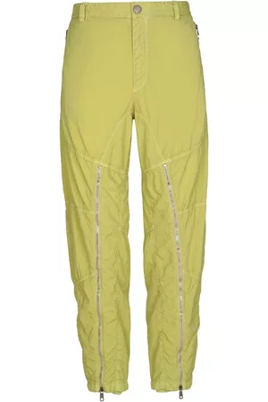 Dolce & Gabbana Homem Calças - Zip-detailed tapered trousers