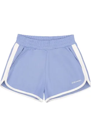 Sporty & Rich Logo-print track shorts