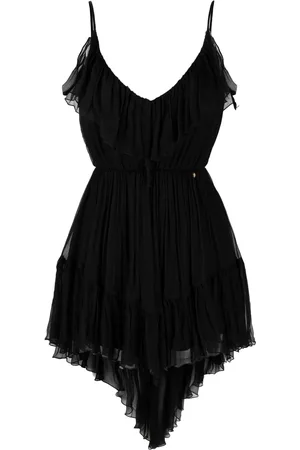 NISSA Mulher Mini Vestidos - Asymmetric silk mini dress