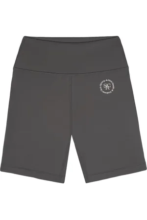 Sporty & Rich Logo-print biker shorts