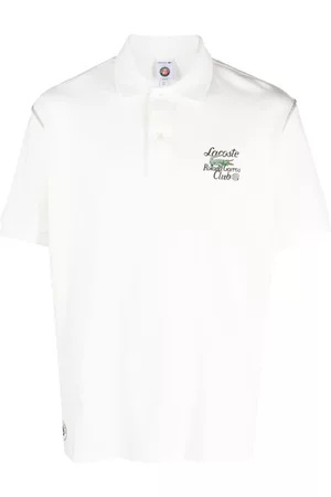 Lacoste Homem Camisa Formal - Logo-print stretch-cotton polo shirt