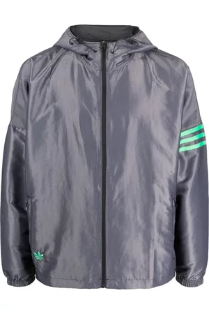 adidas Homem Casacos - Metallic-sheen hooded jacket