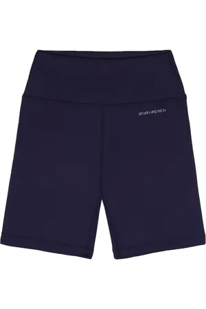 Sporty & Rich Logo-print biker shorts