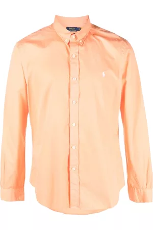 Ralph Lauren Homem Camisas de Manga comprida - Logo-embroidered long-sleeve shirt