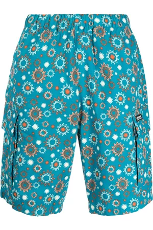 adidas Homem Bermudas - Geometric-print Bermuda shorts