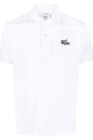Lacoste Homem Camisas de Manga curta - Logo-patch short-sleeved polo shirt