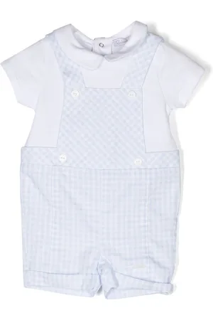 PATACHOU Checkered shorts romper
