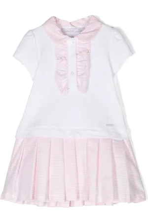 PATACHOU Ruffled short-sleeved shirt dress