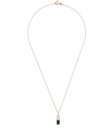 TRUE ROCKS Small pill pendant necklace