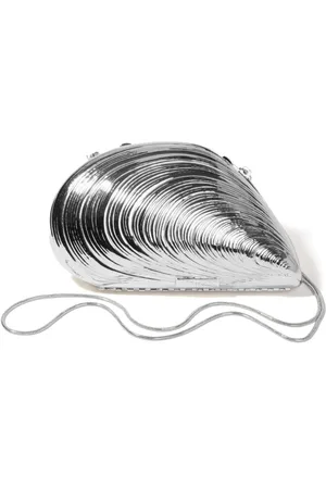 Simkhai Bridget shell-shapped clutch