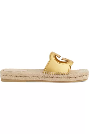 Gucci Mulher Alpercatas - GG cut-out espadrille sandals