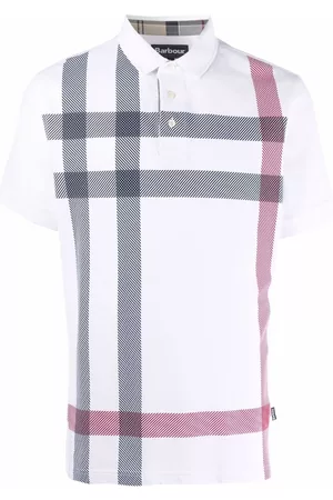 Barbour Homem Camisa Formal - Checked cotton polo shirt