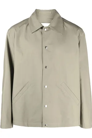 Jil Sander Logo-print cotton shirt jacket