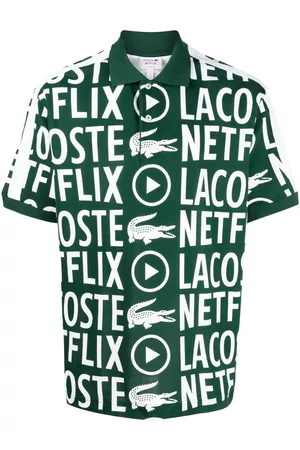 Lacoste Homem Camisa Formal - Logo-print cotton polo shirt