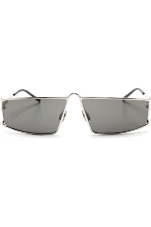 Saint Laurent Metallic square-framed sunglasses