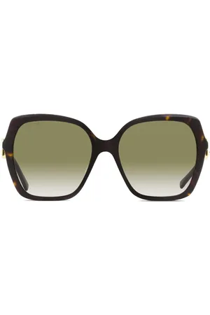 Jimmy Choo Manon oversize-frame sunglasses