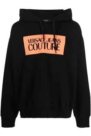 VERSACE Homem Camisolas com capuz - Logo-print hoodie