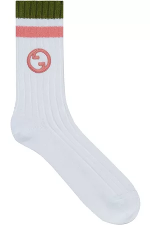Gucci Homem Boxers - Embroidered-logo cotton socks