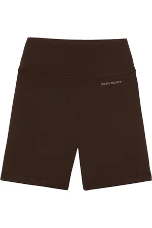 Sporty & Rich Logo-print biker shorts