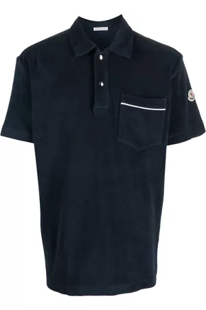 Moncler Homem Camisa Formal - Logo-patch cotton polo shirt