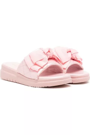 Angels Face Menina Sandálias - Bow-detail open-toe slippers