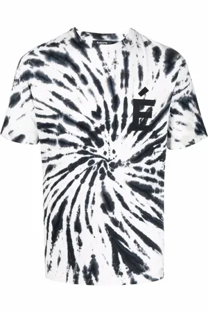 Etudes Tie dye-print short-sleeved T-shirt