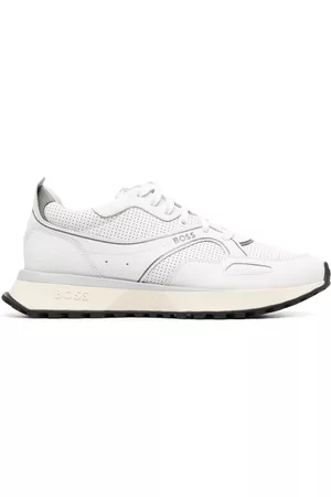 HUGO BOSS Homem Sapatilhas em Pele - Lace-up leather sneakers