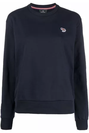 Paul Smith Mulher Camisolas sem capuz - Zebra-patch organic cotton sweatshirt