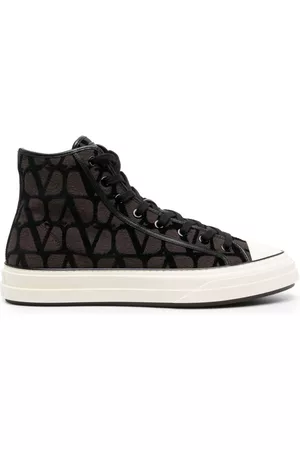 VALENTINO GARAVANI Homem Tops & T shirts - Tootaloop logo-print hi-top sneakers