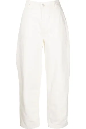 Maison Kitsuné Cropped straight-leg jeans