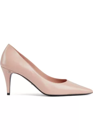 Gucci Mulher Plataformas - Pointed-toe leather pumps