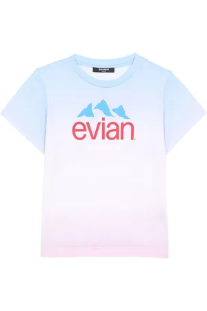 Balmain Logo-print ombr?? cotton T-shirt