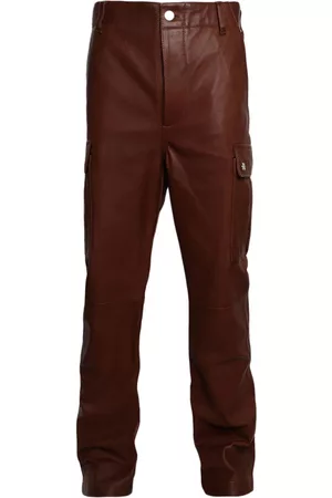 AMIRI Homem Calças Cargo - Flared leather cargo pants