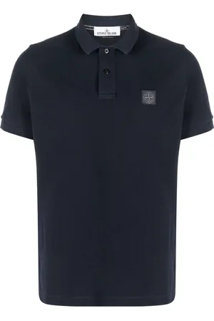 Stone Island Logo-patch polo shirt