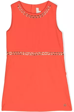 Michael Kors Menina Vestidos - Logo-plaque dress