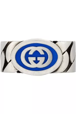 Gucci Homem Anéis - Interlocking G pull-on style ring