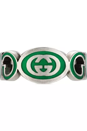 Gucci Homem Anéis - Interlocking G pull-on style ring