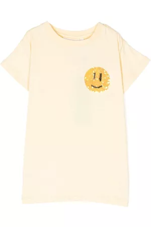Molo Menina T-shirts & Manga Curta - Sequin-embellished organic-cotton T-shirt