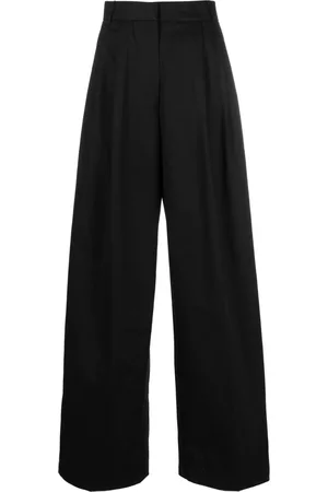 There Was One Mulher Calças à Boca-de-sino - High-waisted wide-leg trousers