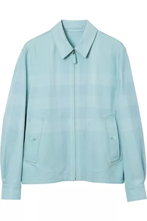 Burberry Homem Camisa Formal - Harrington check-print reversible jacket